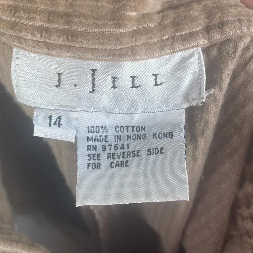 Deadstock Vintage J.Jill High Waist Corduroy Pants
